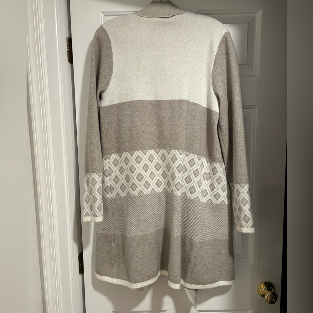 Evolution By Cyrus Open Drape Front Cardigan Swea… - image 5